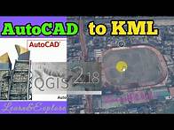 Video thumbnail for AutoCAD to KML / AutoCAD to Google Earth