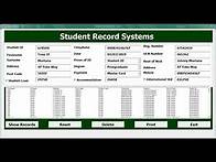 Video thumbnail for How To Create Excel Data Entry Form With UserForm for Student Records - Full Tutorial