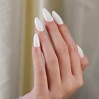 Video thumbnail for White Press On Nails Soft Gel Press on Nails Almond Medium Milky White Glue on Nails with Glue, Reusable Stick on Fake Nails in 15 Sizes, Cream Puff