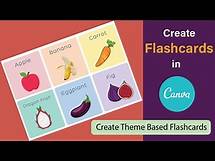 Video thumbnail for Create printable flashcards in Canva for free