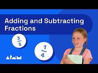 Video thumbnail for Maths: Fractions – Adding and Subtracting Fractions