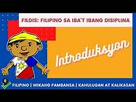 Video thumbnail for FILIPINO SA IBA'T IBANG DISIPLINA | Introduksyon: Filipino Bilang Wikang Pambansa, Wika ng Bayan...