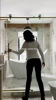 Video thumbnail for VIGO Elan Cass Aerodynamic Frameless Sliding Glass Shower Door