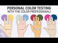 Video thumbnail for Finding Your Skin Undertones | Easy Personal Color Test with the Color Professional!