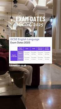 Video thumbnail for GCSE 2025 (@gcse2025.uk) - GCSE English Language Exam Dates for 2025