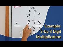 Video thumbnail for Example: 3-by-3 digit multiplication (5th grade math)