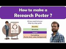 Video thumbnail for How to make a great research poster? Academic poster design for conference (PhD). Layout/formatting
