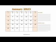 Video thumbnail for Printable Calendar 2023 with Holidays| 2023 Calendar
