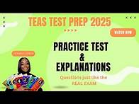 Video thumbnail for TEAS Test Prep 2025: Practice Test & Explanations 33 - 35
