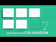 Video thumbnail for Mastering in CSS3 Box Shadow From Beginner To Expert