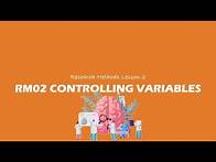 Video thumbnail for A-Level Psychology (AQA): Controlling Variables