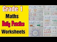 Video thumbnail for Maths Daily Practice Worksheets for Grade 1 | Homeschooling Worksheets for Grade 1