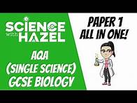 Video thumbnail for ALL OF AQA BIOLOGY (9-1) ⭐PAPER 1⭐ IN 1 HOUR!!!! (2025) | SCIENCE WITH HAZEL | GCSE REVISION