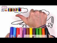 Video thumbnail for Airplane Coloring For Kids | Akn Kids House