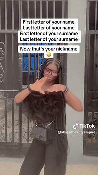 Video thumbnail for Create Unique Nicknames Based on Your Name