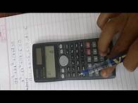 Video thumbnail for How to solve cubic equation by using Casio fx 991ms calculator