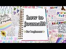 Video thumbnail for HOW TO JOURNAL *for beginners*