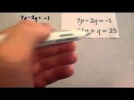 Video thumbnail for Simultaneous Equations elimination - Corbettmaths