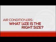 Video thumbnail for Air Conditioner - How To Select The Proper Size Unit