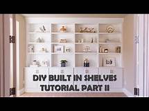 Video thumbnail for DIY Built In Shelves Tutorial Part II