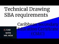 Video thumbnail for Technical Drawing TD School-Based Assessment SBA requirements