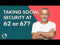 Video thumbnail for Retirement Social Security: Should I Withdraw Social Security at 62 or 67 with $1 Million?