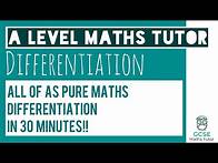Video thumbnail for All of Differentiation in 30 Minutes!! | Chapter 12 | A Level Pure Maths