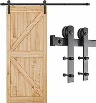 Video thumbnail for SMARTSTANDARD 6.6FT Barn Door Hardware kit, Barn Door Track, Sliding Door Hardware kit, Smoothly and Quietly -Heavy Duty Sturdy -Easy to Install, Fit 36"-40" Wide Panel (I Shape Hanger)