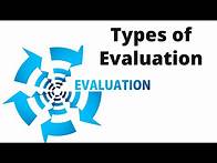 Video thumbnail for Types of evaluation #evaluation #monitoringandevaluation #M&E