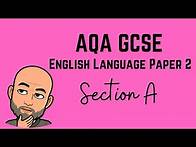 Video thumbnail for AQA GCSE English Language Paper 2 - Section A