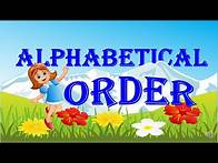 Video thumbnail for Alphabetical Order | Alphabetical Order second letter | English Grammar Class 2