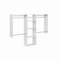 Video thumbnail for Reviews for Closet Evolution Essential Plus 60 in. W - 96 in. W White Wood Closet System | Pg 1 - The Home Depot