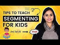 Video thumbnail for Segmenting Phonemes: How to teach segmenting and blending for kids I Phonemic Awareness Activities