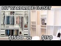 Video thumbnail for DIY IKEA PAX WARDROBE CLOSET on a $150 BUDGET Open Closet Filming Room Makeover
