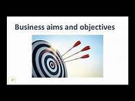 Video thumbnail for Aims & Objectives - Eduqas/WJEC Business GCSE