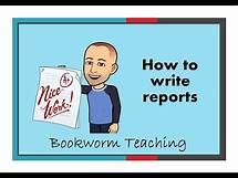 Video thumbnail for How to write a report