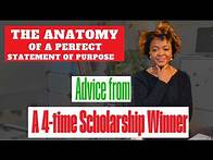 Video thumbnail for How to Write a Statement of Purpose That Gets You Scholarships (Step-by-Step SOP Guide)