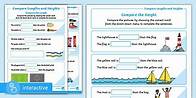 Video thumbnail for Interactive PDF: White Rose Maths Supporting Year 1: Spring Block 3 Length and Height: Compare Lengths and Heights