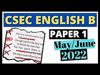 Video thumbnail for CSEC English B Paper 1 May/June 2022 ANSWERS + EXPLANATIONS