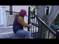 Video thumbnail for Stair railing Installation