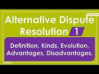 Video thumbnail for ADR Law Lecture Revision Notes - Part 1. Alternative Dispute Resolution LLB Syllabus - Introduction