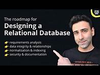 Video thumbnail for A Beginner's Guide to Designing a Relational Database (Databases 101)