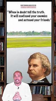 Video thumbnail for When it doubt, tell the truth... -Mark Twain