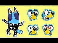 Video thumbnail for Bluey Make a Face Stickers - Bluey & Bingo Halloween Costume Crafts