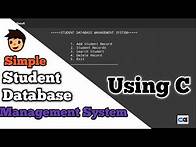 Video thumbnail for student record system project in c