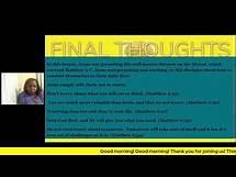 Video thumbnail for Sunday School Lesson - Keep Calm and Carry On! Matthew 6:25-34