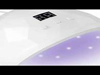 Video thumbnail for LULAA 88W Nail Dryer Lamp UV Light For Nails Eyes Protection UV Lamp for Gel Nails Gel Nail Polish C