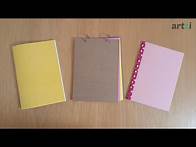 Video thumbnail for The 3 Easiest Ways of Making a Notebook DIY