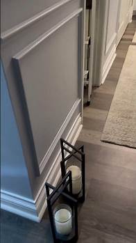 Video thumbnail for Home Decor || Adding more baseboard trim to existing baseboard #baseboards
