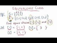 Video thumbnail for Equivalence Classes (Class 12 CBSE Mathematics) - Definition, Properties, Examples